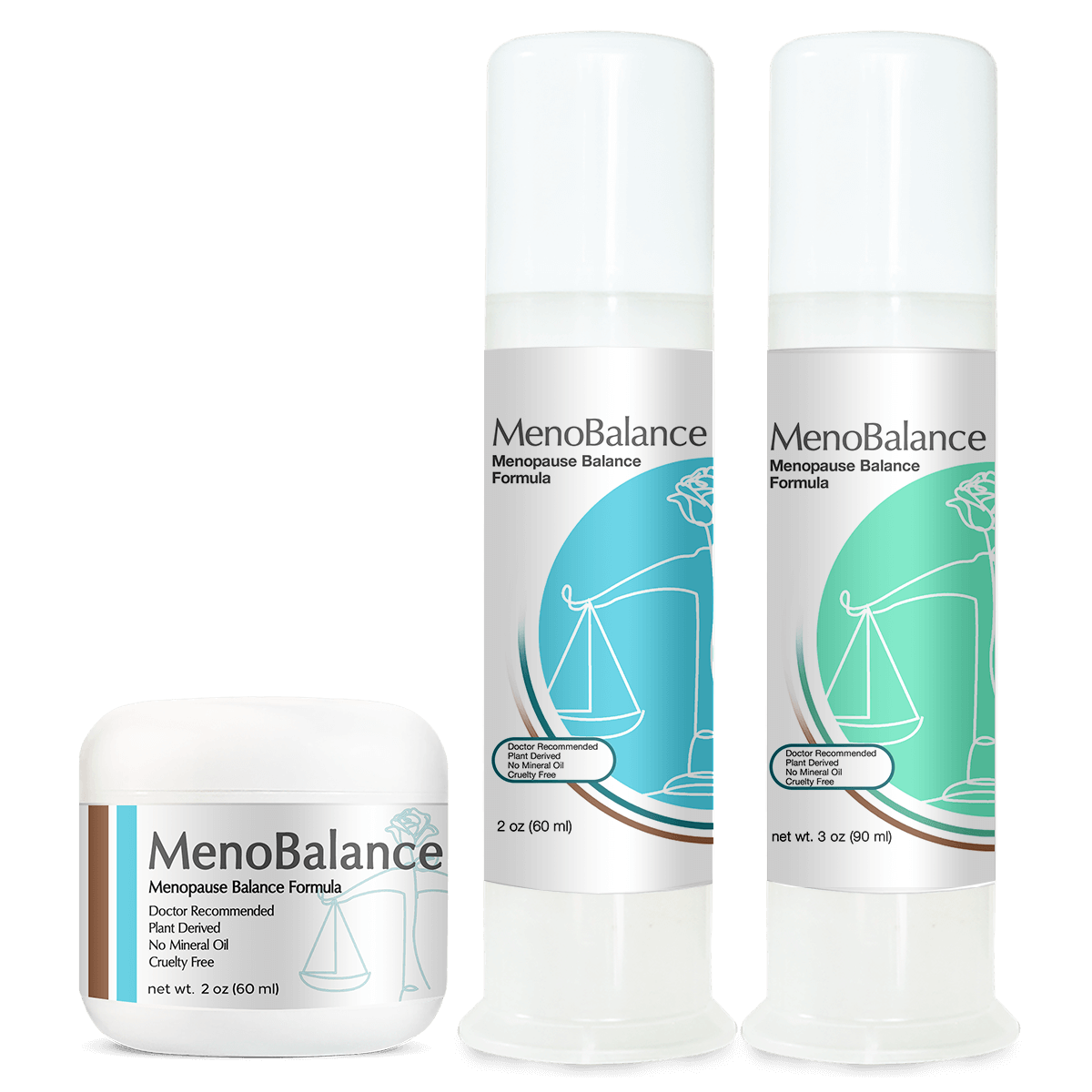 MenoBalance Cream Doctor's Recommended Progesterone Cream for Menopause - Whole Family Products